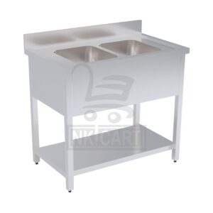 Stainless steel double bowl sink by Nice kitchen