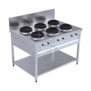 Stainless steel cooking range 6 burner by Nice kitchen