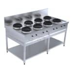Stainless Steel 8 Burner Cooking Range – Nice Kitchen