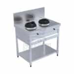 Stainless steel cooking range 2 burners by Nice kitchen